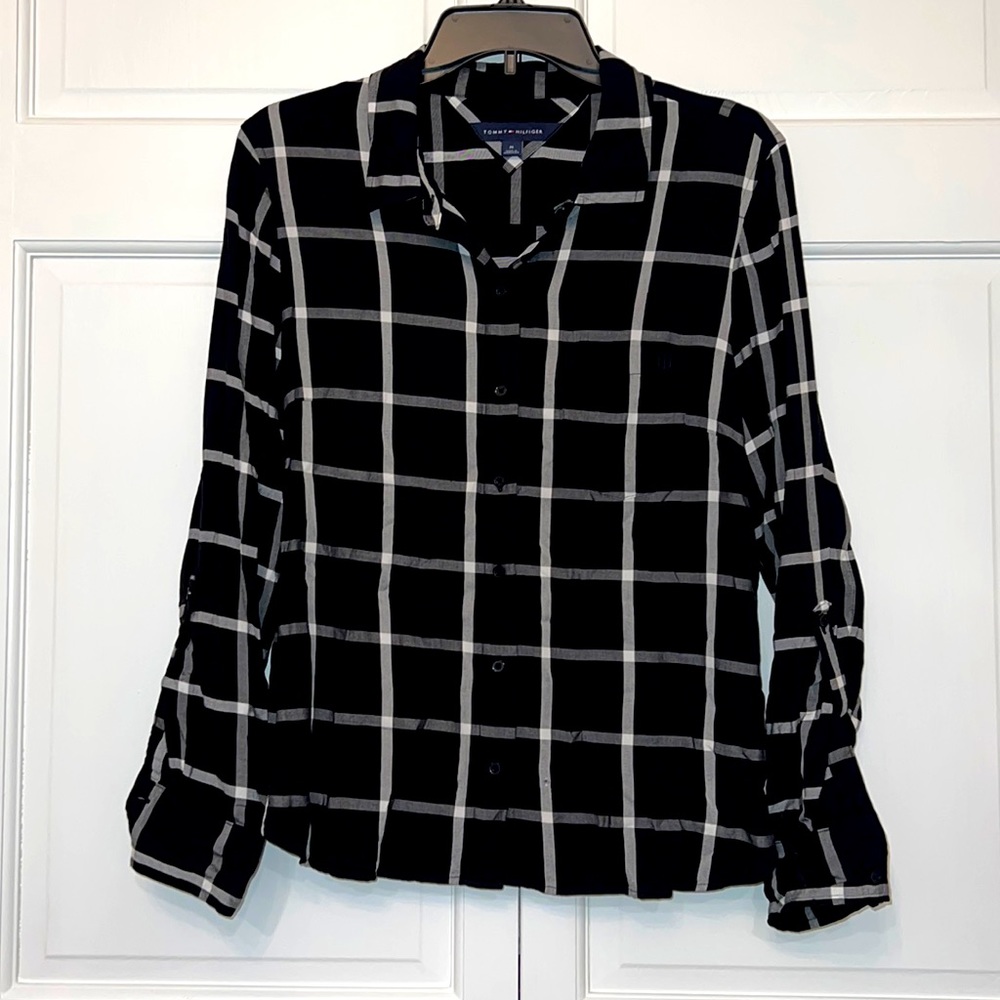 Tommy Hilfiger Plaid Button Down